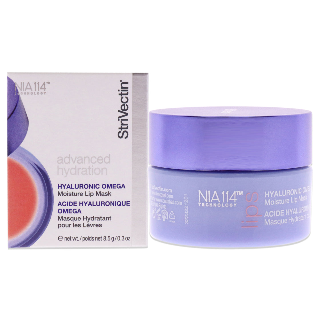 Advanced Hyaluronic Omega Moisture Lip Mask by Strivectin for Unisex - 0.3 oz Lip Mask