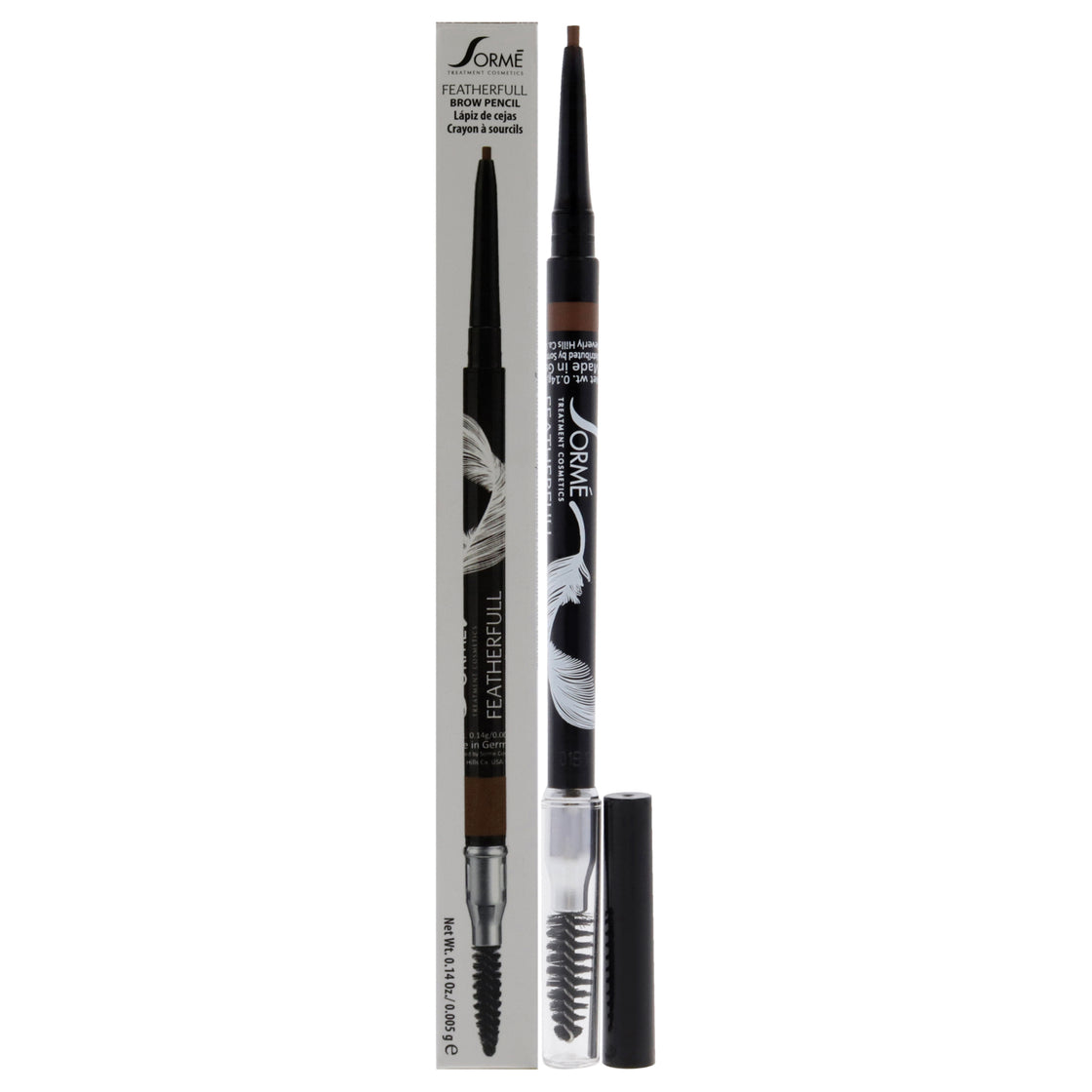 Featherful Mechanical Eyebrow Pencil - Auburn by Sorme Cosmetics for Women - 0.14 oz Eyebrow Pencil