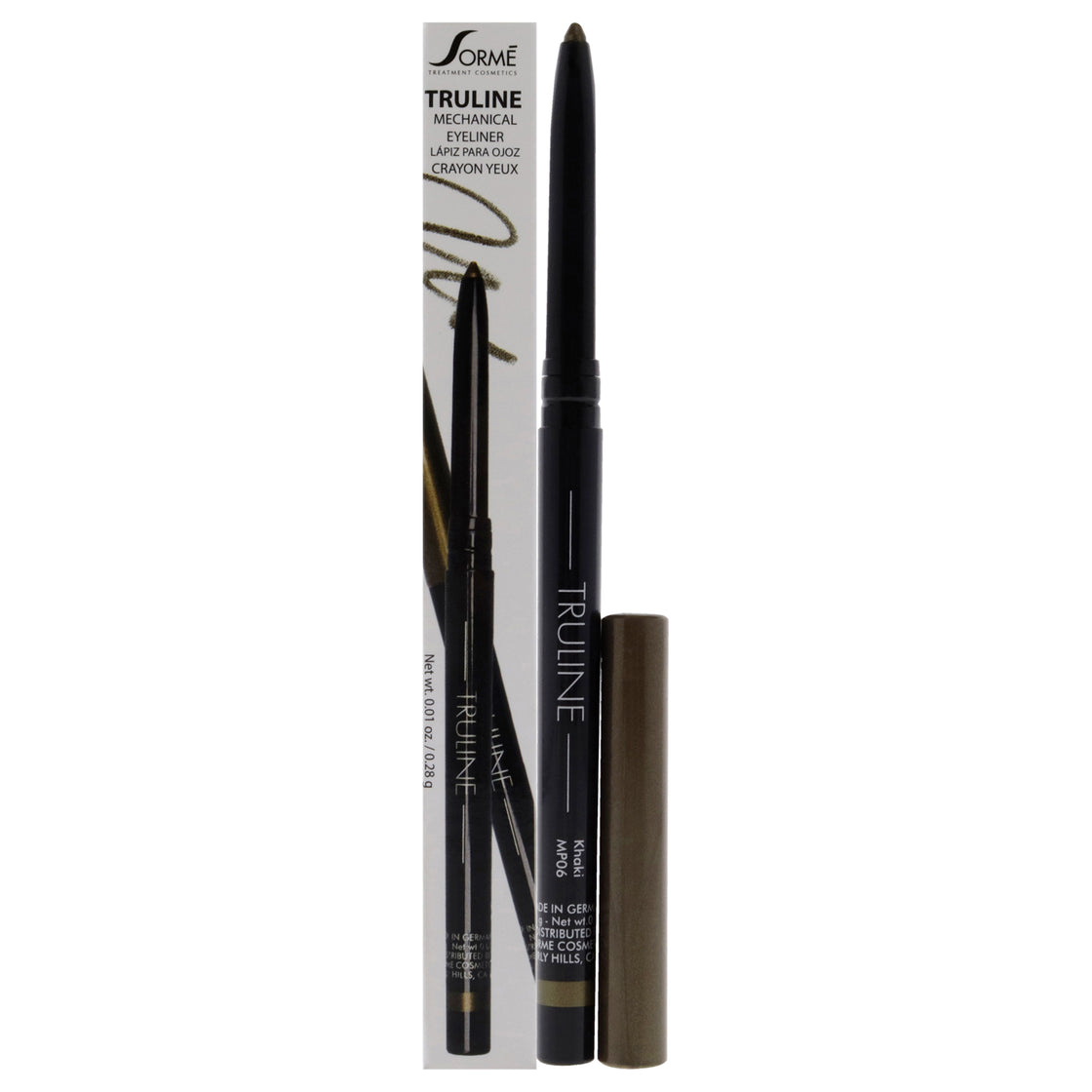 Truline Mechanical Eye Pencil - MP06 Khaki by Sorme Cosmetics for Women - 0.01 oz Eye Pencil