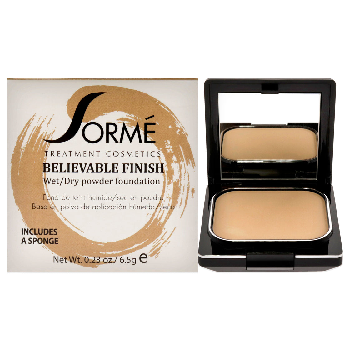 Believable Finish Powder Foundation - Classic Ivory by Sorme Cosmetics for Women - 0.23 oz Foundation