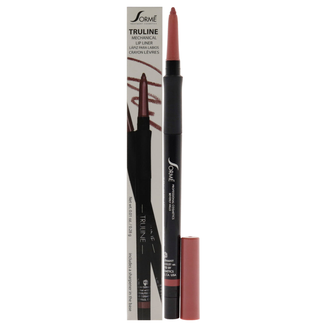 Truline Mechanical Lipliner - MPL06 Intrigue by Sorme Cosmetics for Women - 0.01 oz Lip Liner