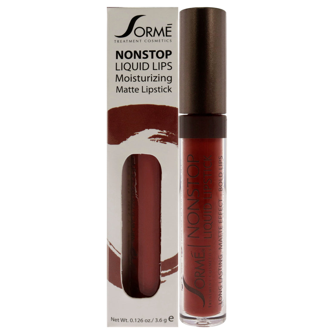 Nonstop Moisturizing Matte Liquid Lipstick - 273 Enchanted by Sorme Cosmetics for Women - 0.126 oz Lipstick