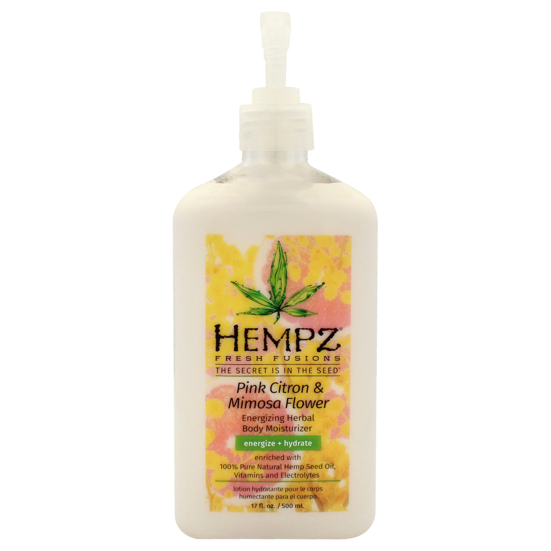 Fresh Fusions Pink Citron and Mimosa Flower Body Moisturizer by Hempz for Unisex - 17 oz Moisturizer