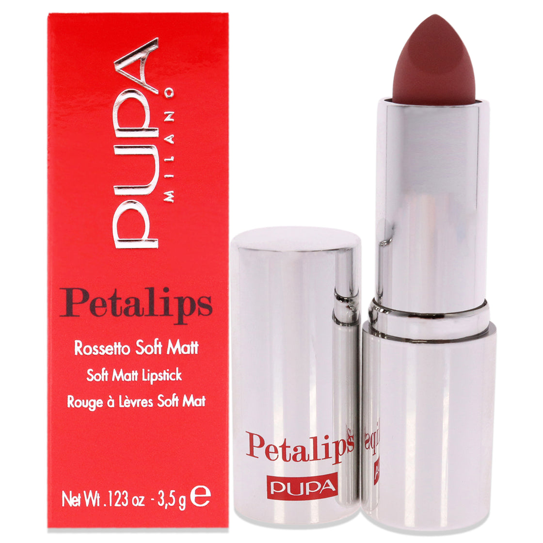 Petalips Soft Matt Lipstick - 003 Aquatic Nymphaea by Pupa Milano for Women - 0.123 oz Lipstick