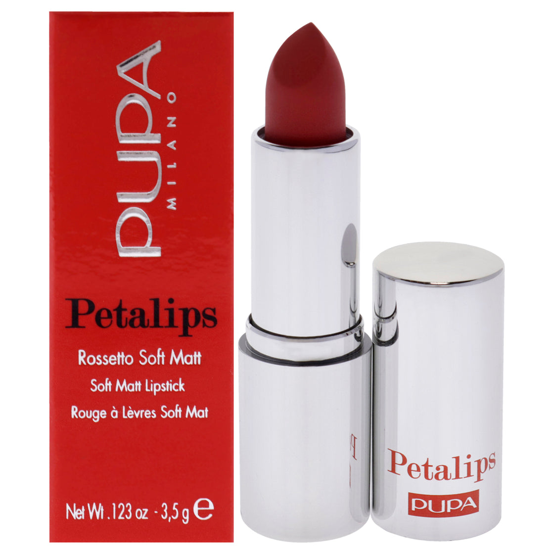 Petalips Soft Matt Lipstick - 006 Peach Flower by Pupa Milano for Women - 0.123 oz Lipstick