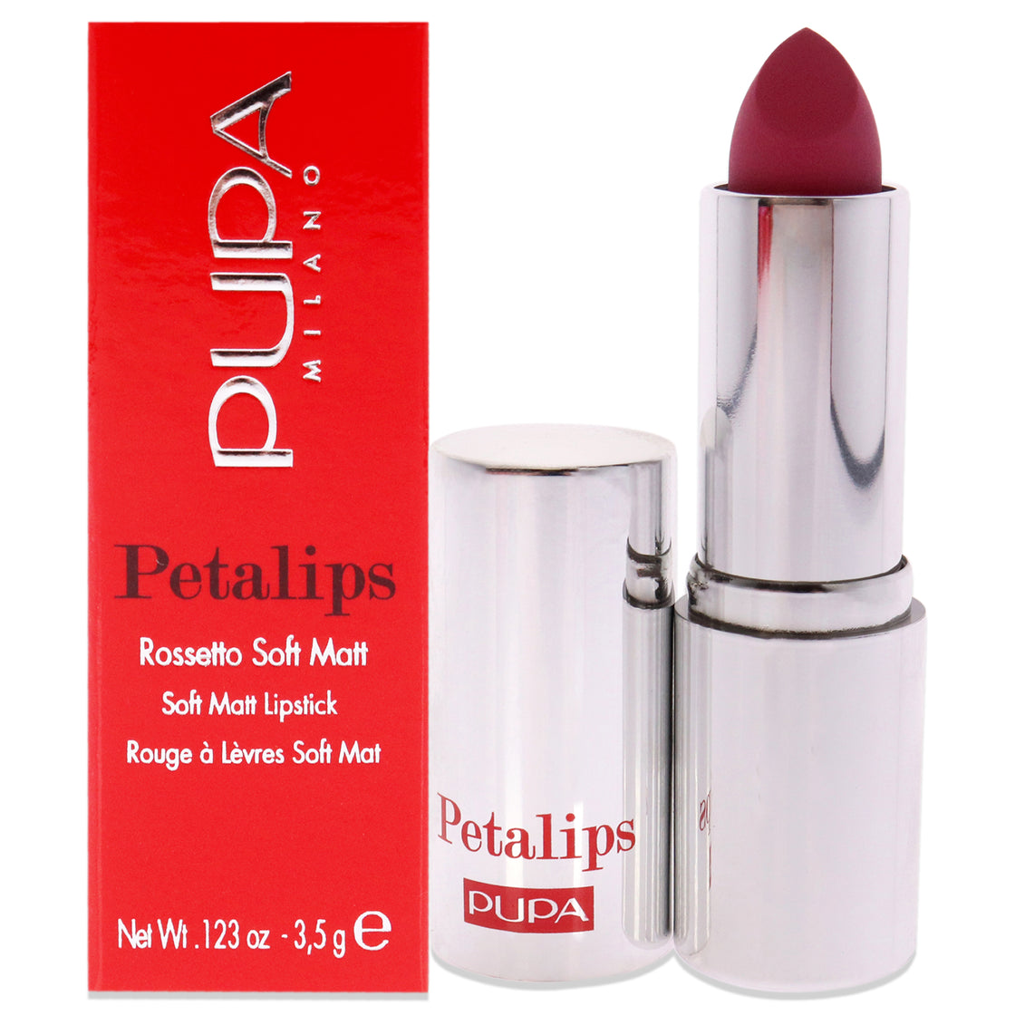 Petalips Soft Matt Lipstick - 010 Mauve Violet by Pupa Milano for Women - 0.123 oz Lipstick