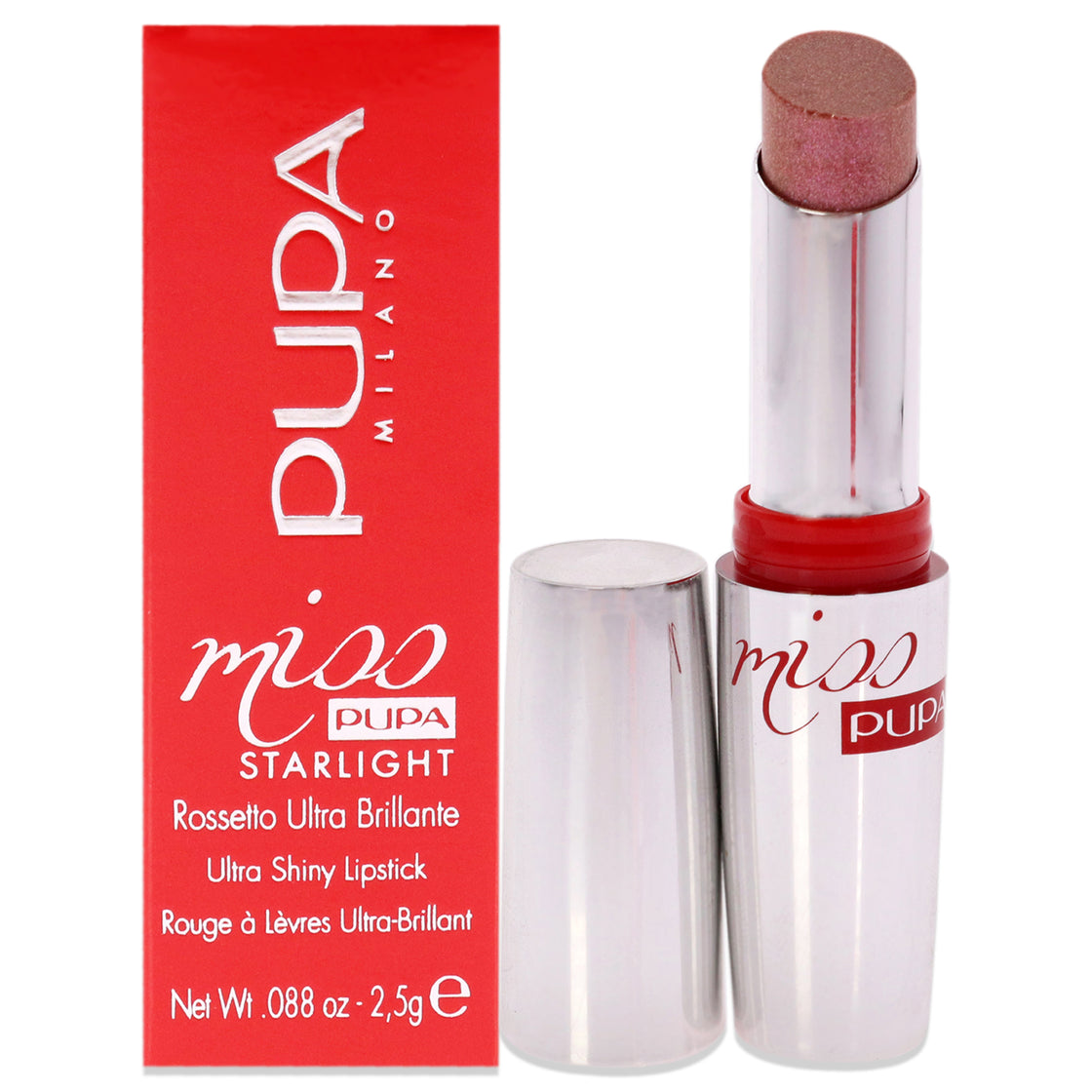 Miss Pupa Starlight Ultra-shiny - 700 Charming Charlotte by Pupa Milano for Women - 0.88 oz Lipstick