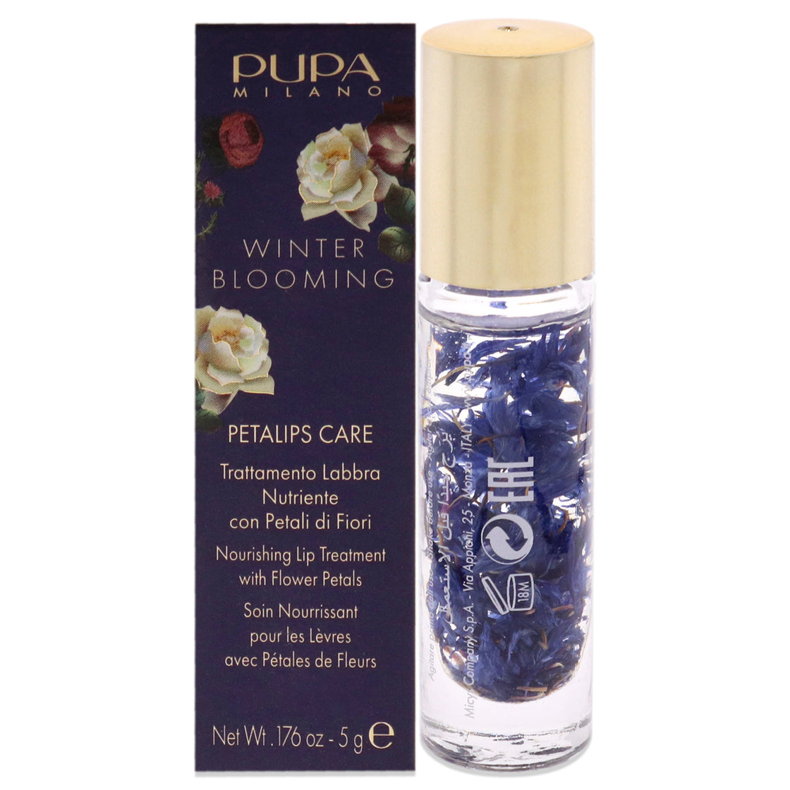 Winter Blooming Petalips Nourishing Lip Care by Pupa Milano for Women - 0.176 oz Lip Treatment