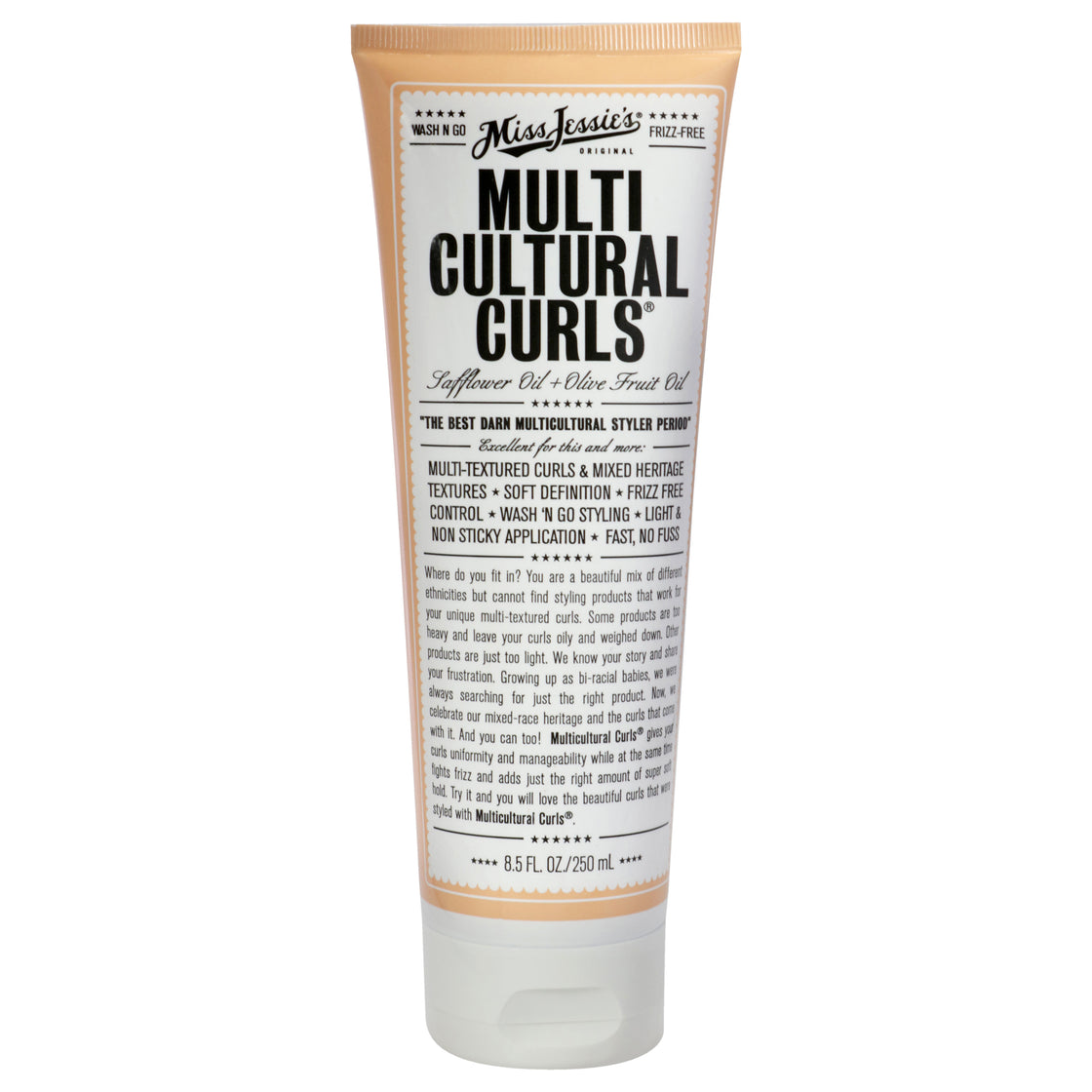 Multi Cultural Curls by Miss Jessies for Unisex - 8.5 oz Cream