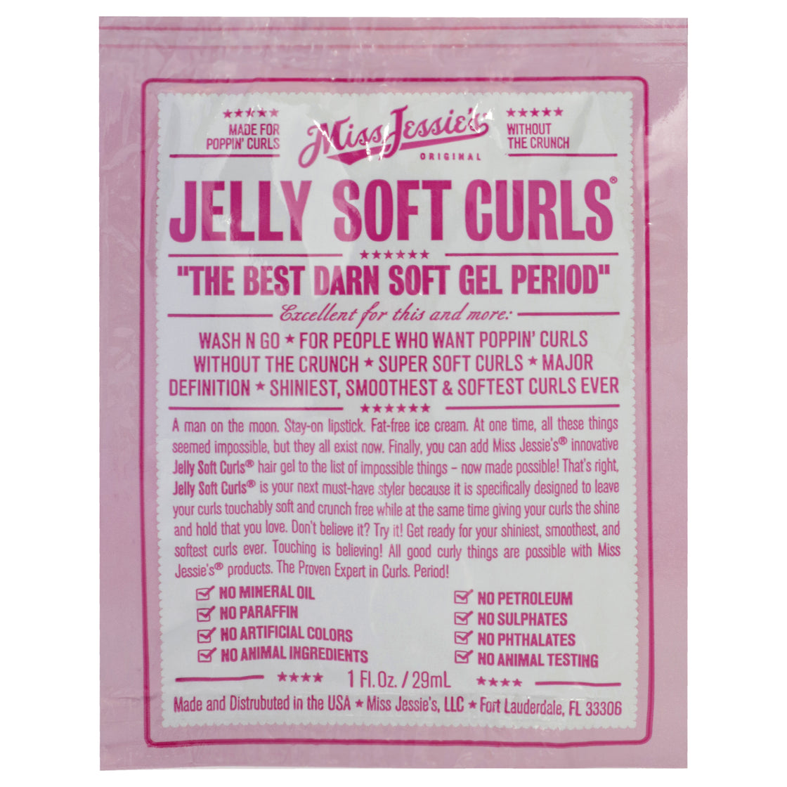 Jelly Soft Curl by Miss Jessies for Unisex - 1 oz Gel