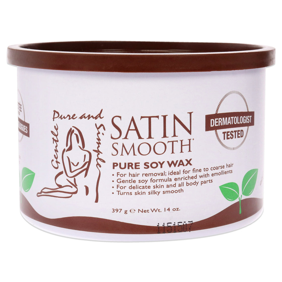 Pure Soy Wax by Satin Smooth for Women - 14 oz Wax