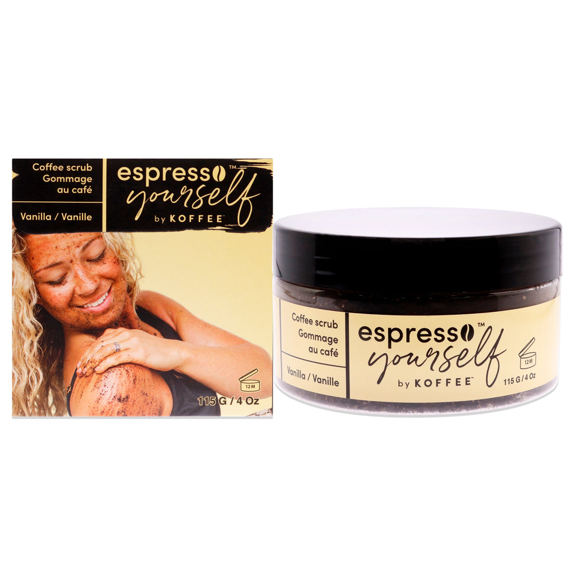 Coffee Scrub - Vanilla by Koffee Beauty for Unisex - 4 oz Scrub