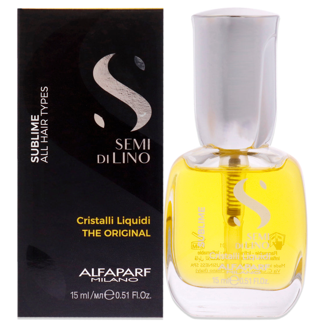 Sublime Cristalli Liquidi The Original by Alfaparf Milano for Unisex - 0.51 oz Serum