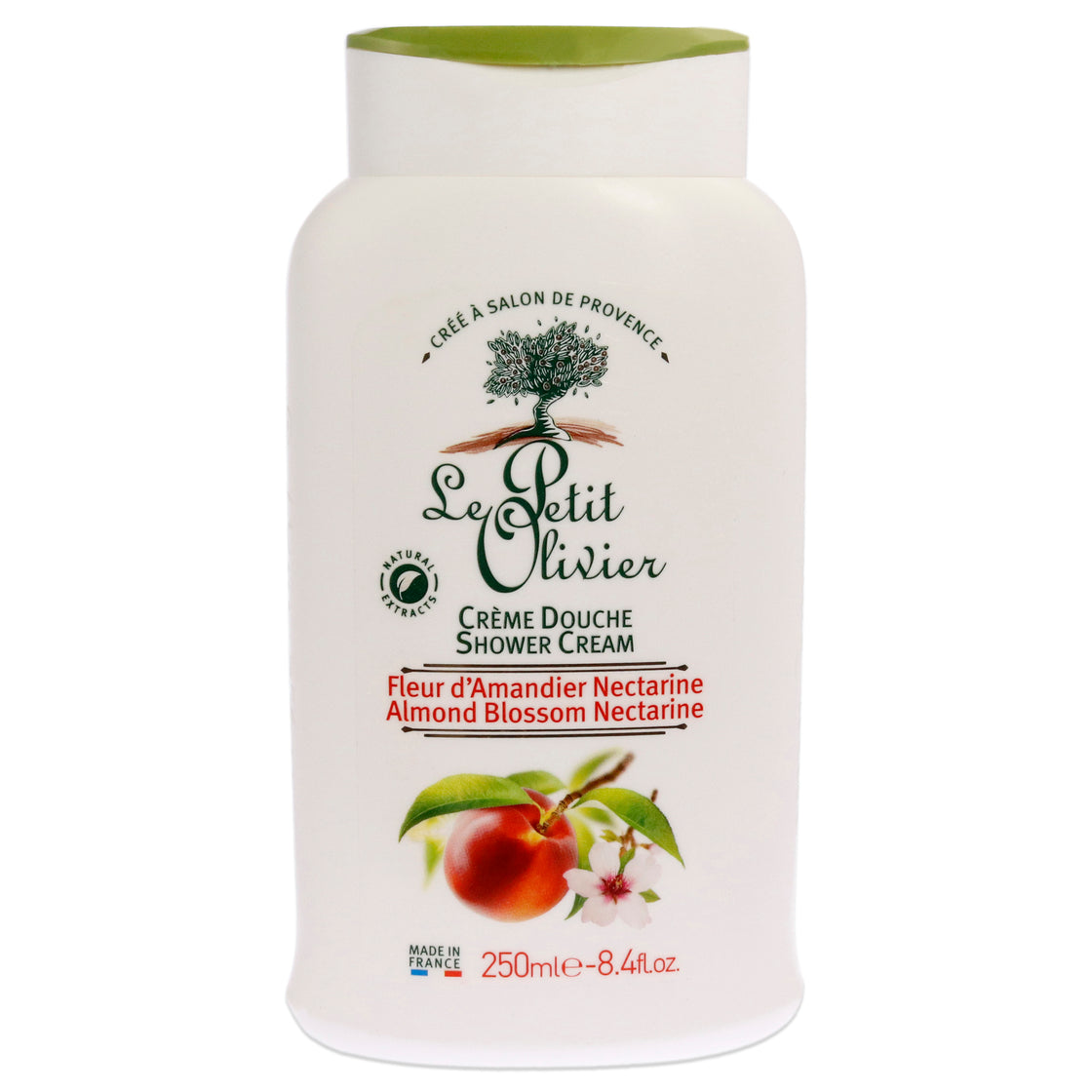 Shower Cream - Almond Blossom Nectarine by Le Petit Olivier for Unisex - 8.4 oz Shower Cream