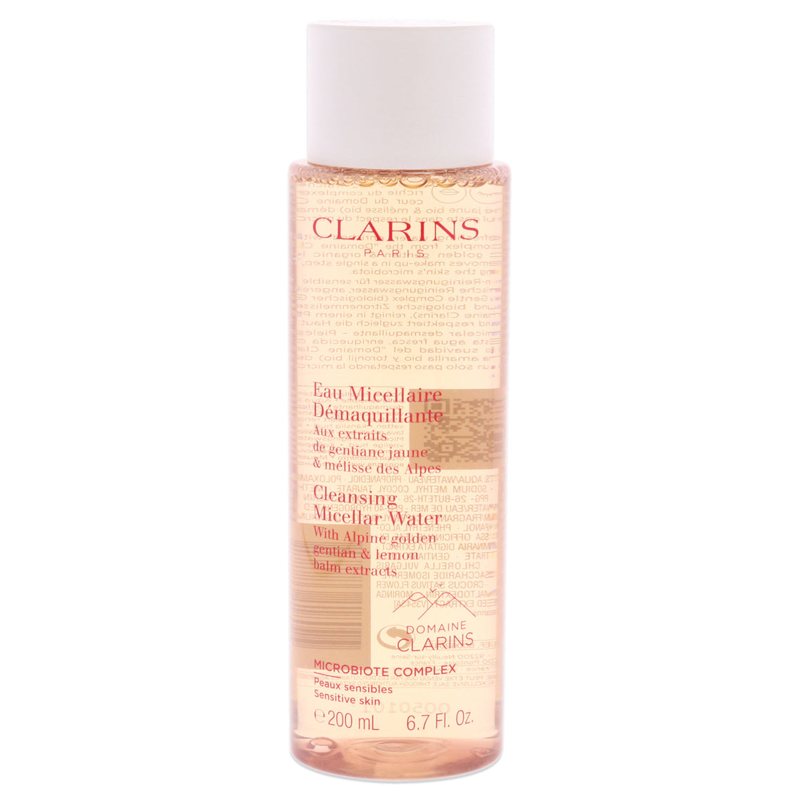 Cleansing Micellar Water by Clarins for Unisex - 6.7 oz Cleanser