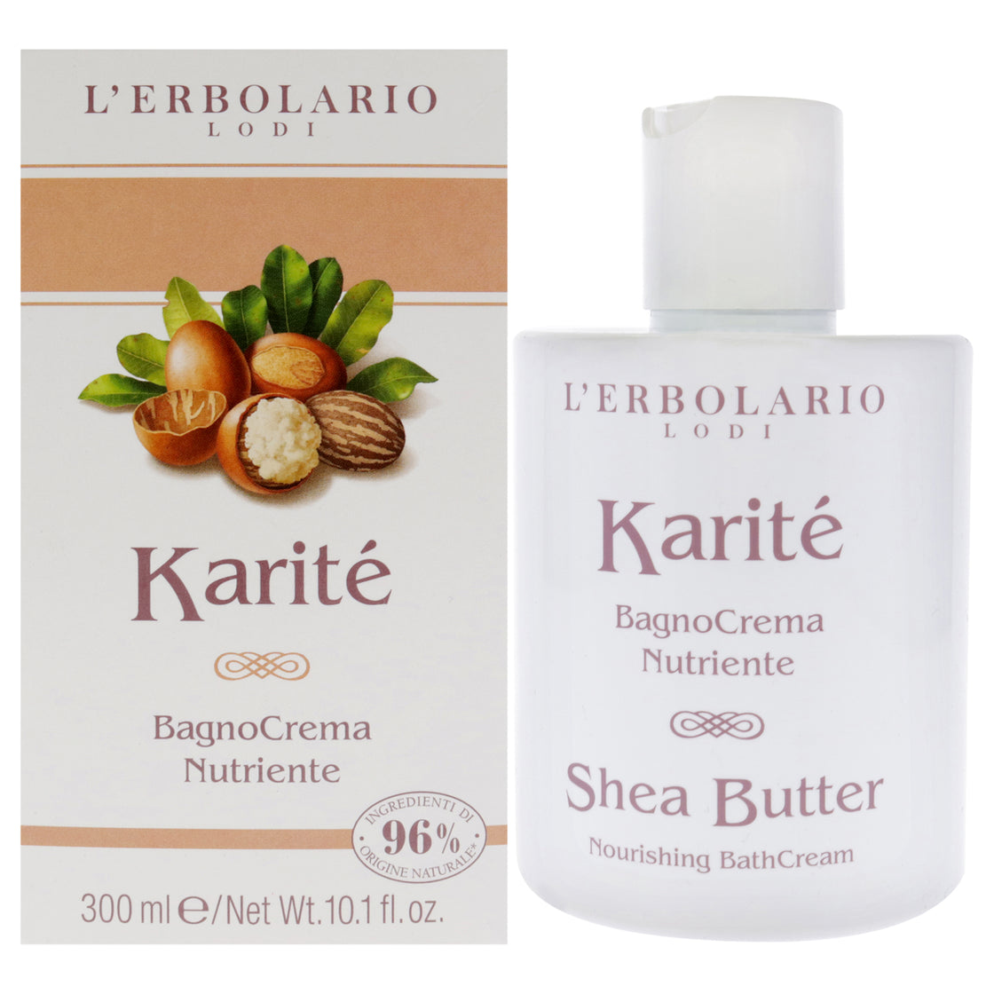 Nourishing Bath Cream - Shea Butter by LErbolario for Unisex - 10.1 oz Body Wash