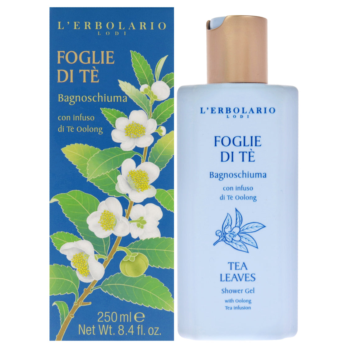 Shower Gel - Tea Leaves by LErbolario for Unisex - 8.4 oz Shower Gel