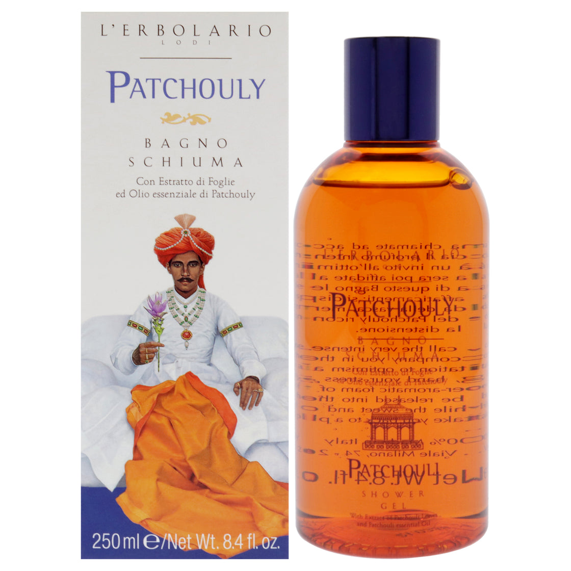 Shower Gel - Patchouli by LErbolario for Unisex - 8.4 oz Shower Gel