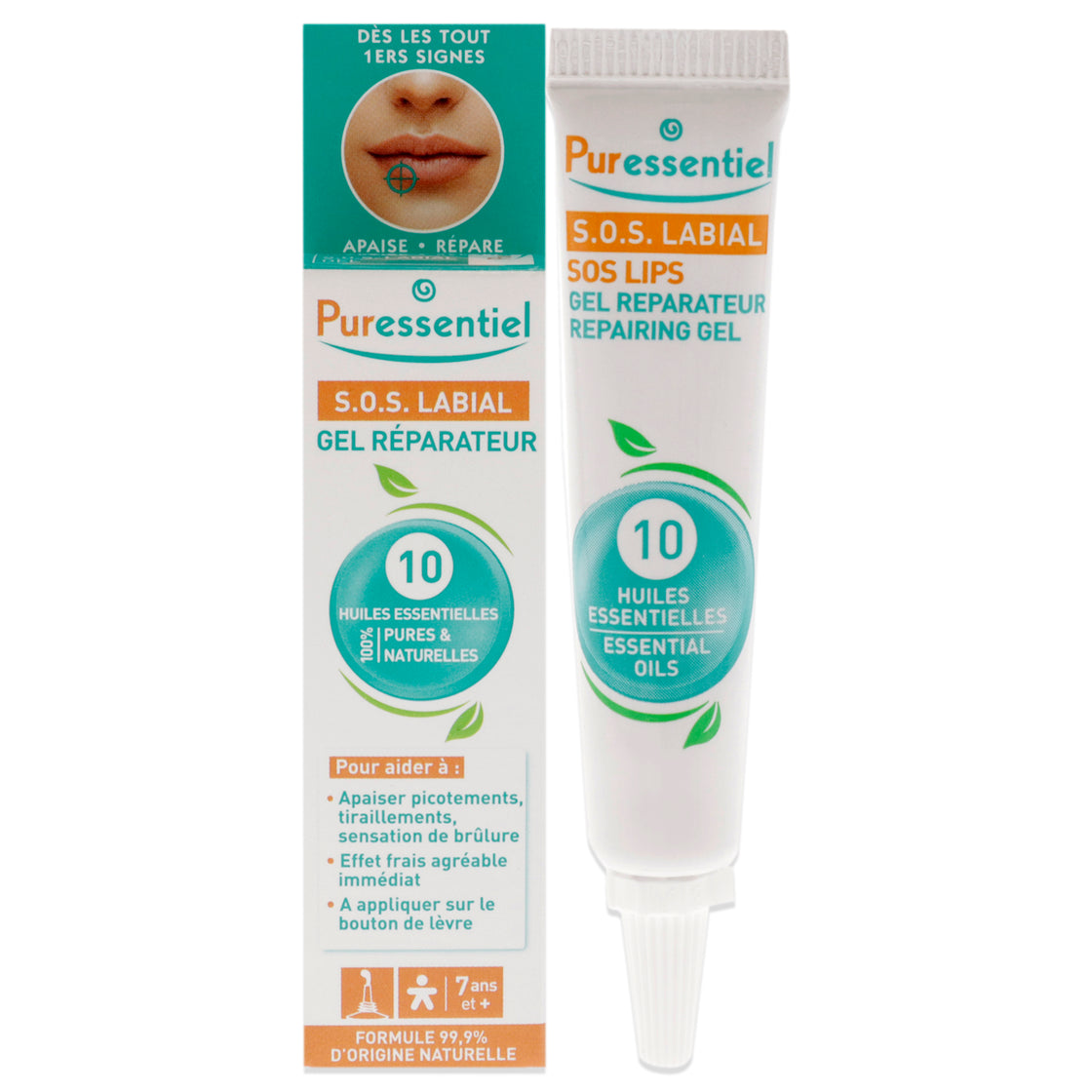 SOS Lip reparing Gel by Puressentiel for Unisex - 0.17 oz Gel