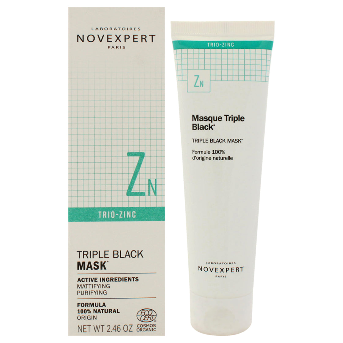 Triple Black Mask by Novexpert for Women - 2.46 oz Mask