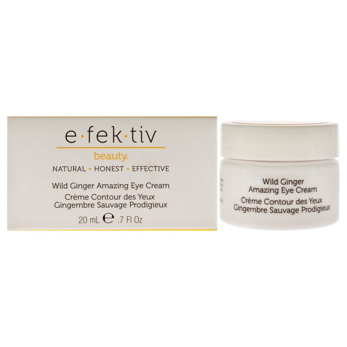 Wild Ginger Amazing Eye Cream by e.fek.tiv for Unisex - 0.7 oz Cream