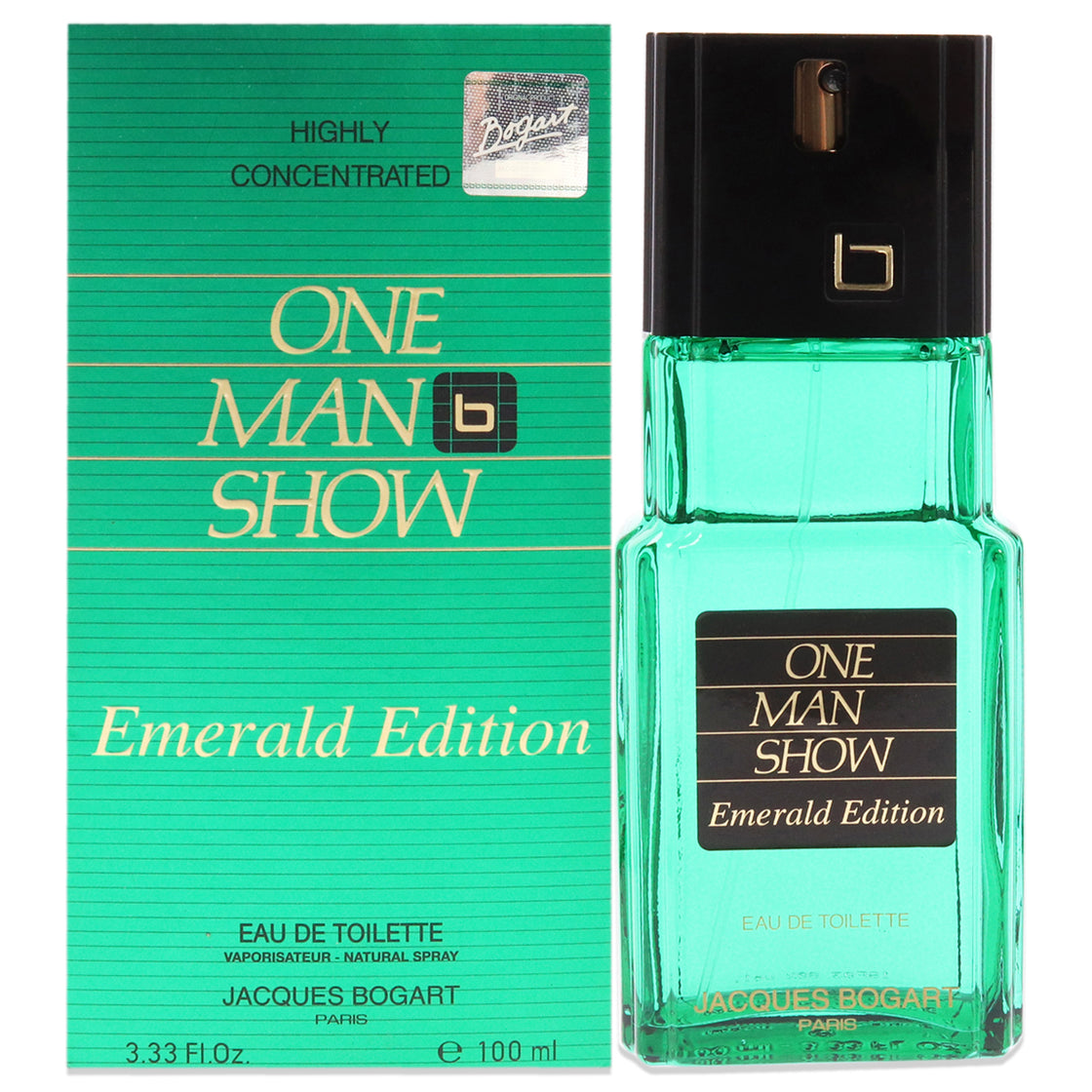 One Man Show by Jacques Bogart for Men - 3.33 oz EDT Spray (Emerald Edition)