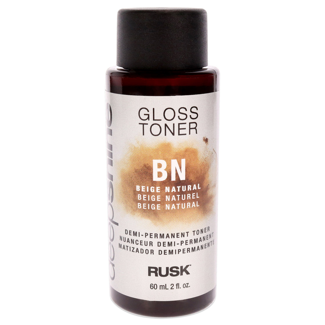 Deepshine Gloss Demi-Permanent Toner - BN Beige Natural by Rusk for Unisex - 2 oz Hair Color