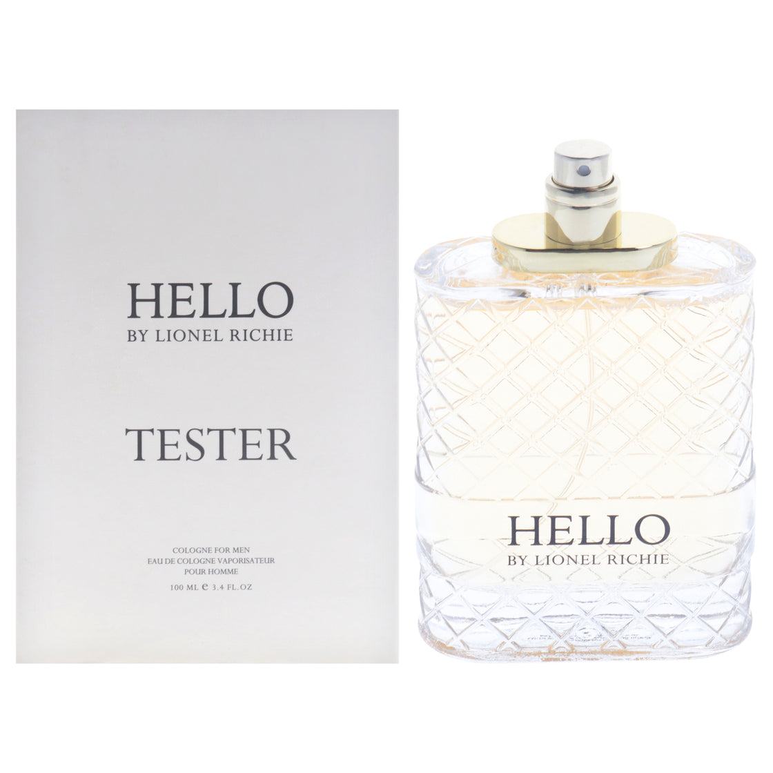 Hello by Lionel Richie for Men - 3.4 oz EDC Spray (Tester)