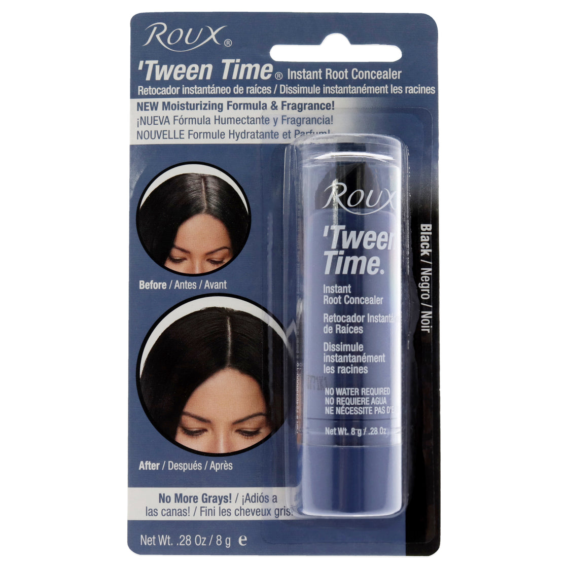 Tween Time Instant Root Concealer Stick - Black by Roux for Unisex - 0.28 oz Concealer