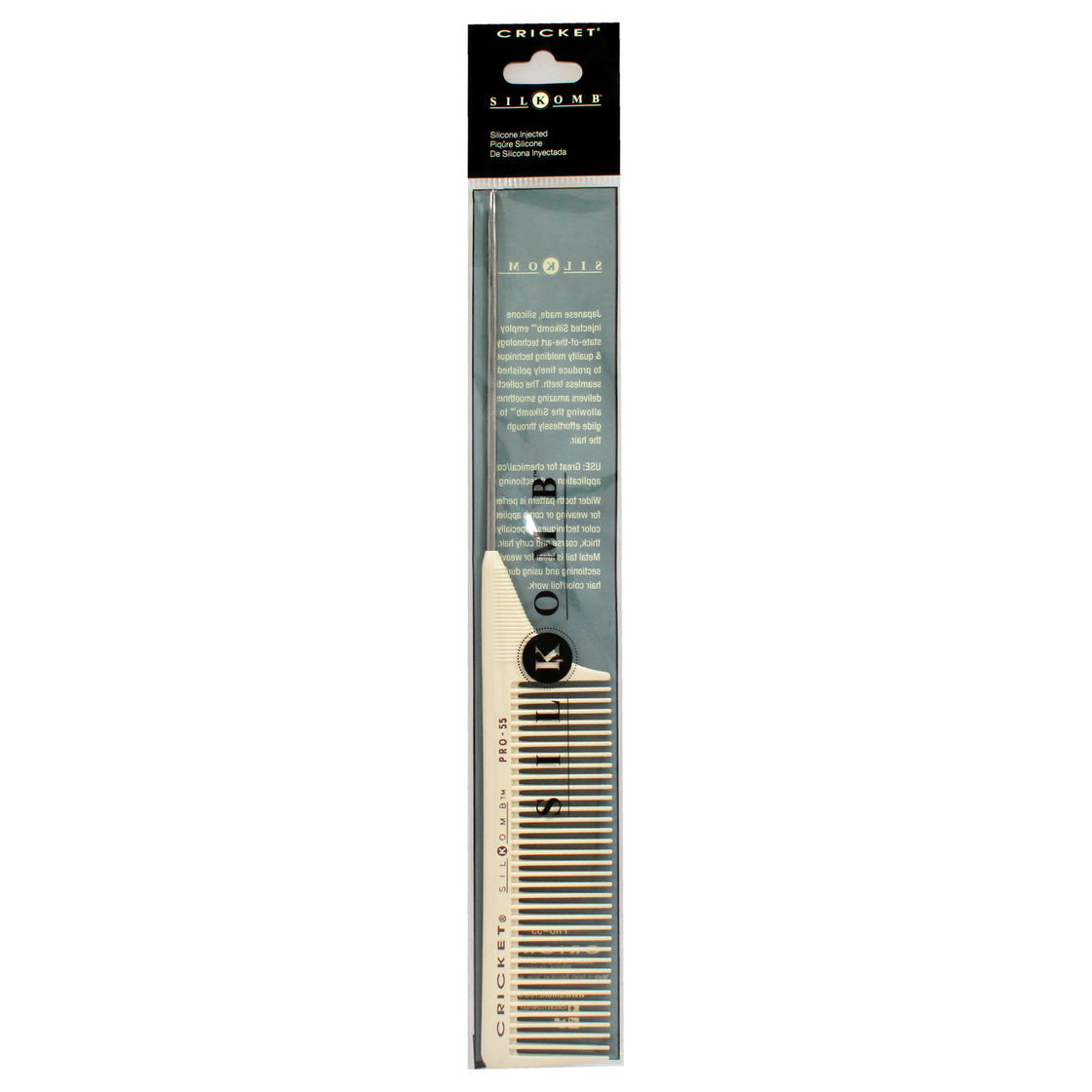 Silkomb Pro-55 by Cricket for Unisex - 1 Pc Comb