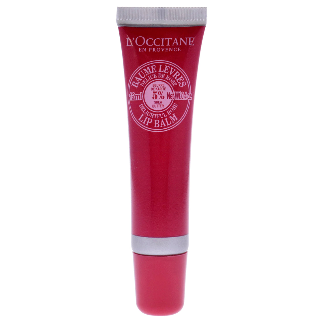 Shea Butter Delightful Rose Lip Balm by LOccitane for Unisex - 0.4 oz Lip Balm