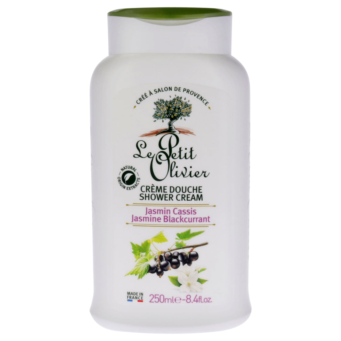 Shower Cream - Jasmine Blackcurrant by Le Petit Olivier for Unisex - 8.4 oz Shower Cream