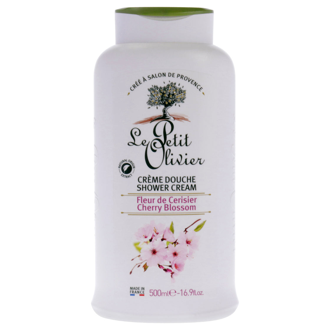 Shower Cream - Cherry Blossom by Le Petit Olivier for Women - 16.9 oz Shower Cream