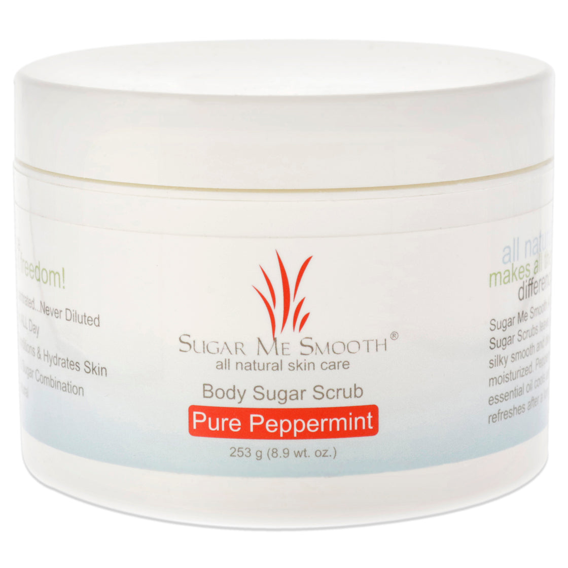 Body Scrub - Pure Peppermint by Sugar Me Smooth for Unisex - 8.9 oz Scrub