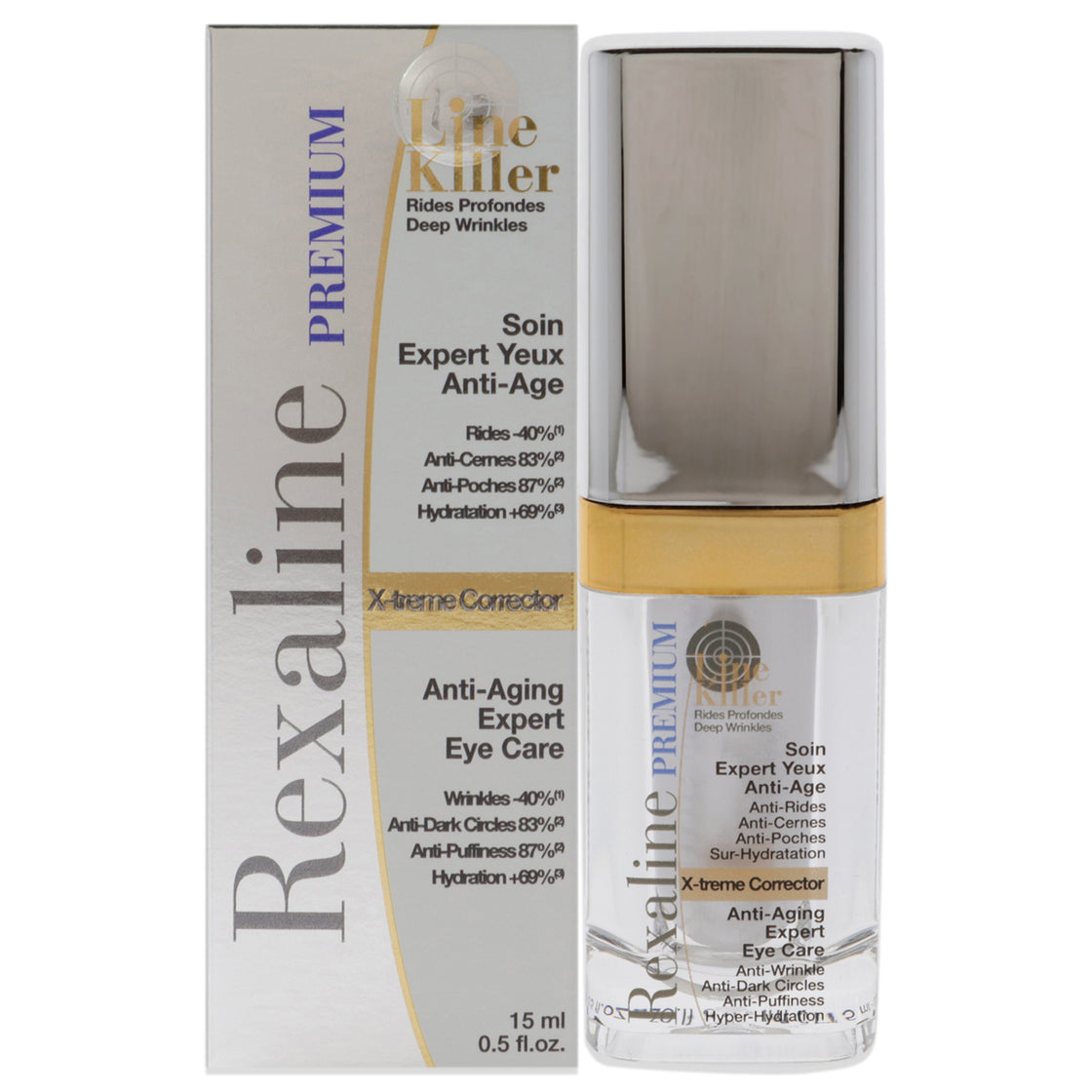 Line Killer X-Treme Corrector Anti-Aging Expert Eye Care by Rexaline for Unisex - 0.5 oz Treatment