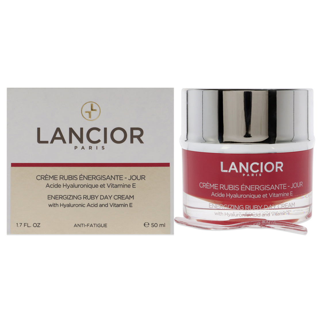 Energizing Ruby Day Cream by Lancior for Unisex - 1.7 oz Cream