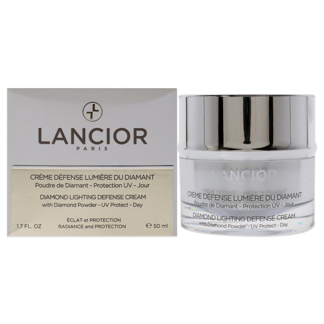 Diamond Lighting Defense Day Cream by Lancior for Unisex - 1.7 oz Cream