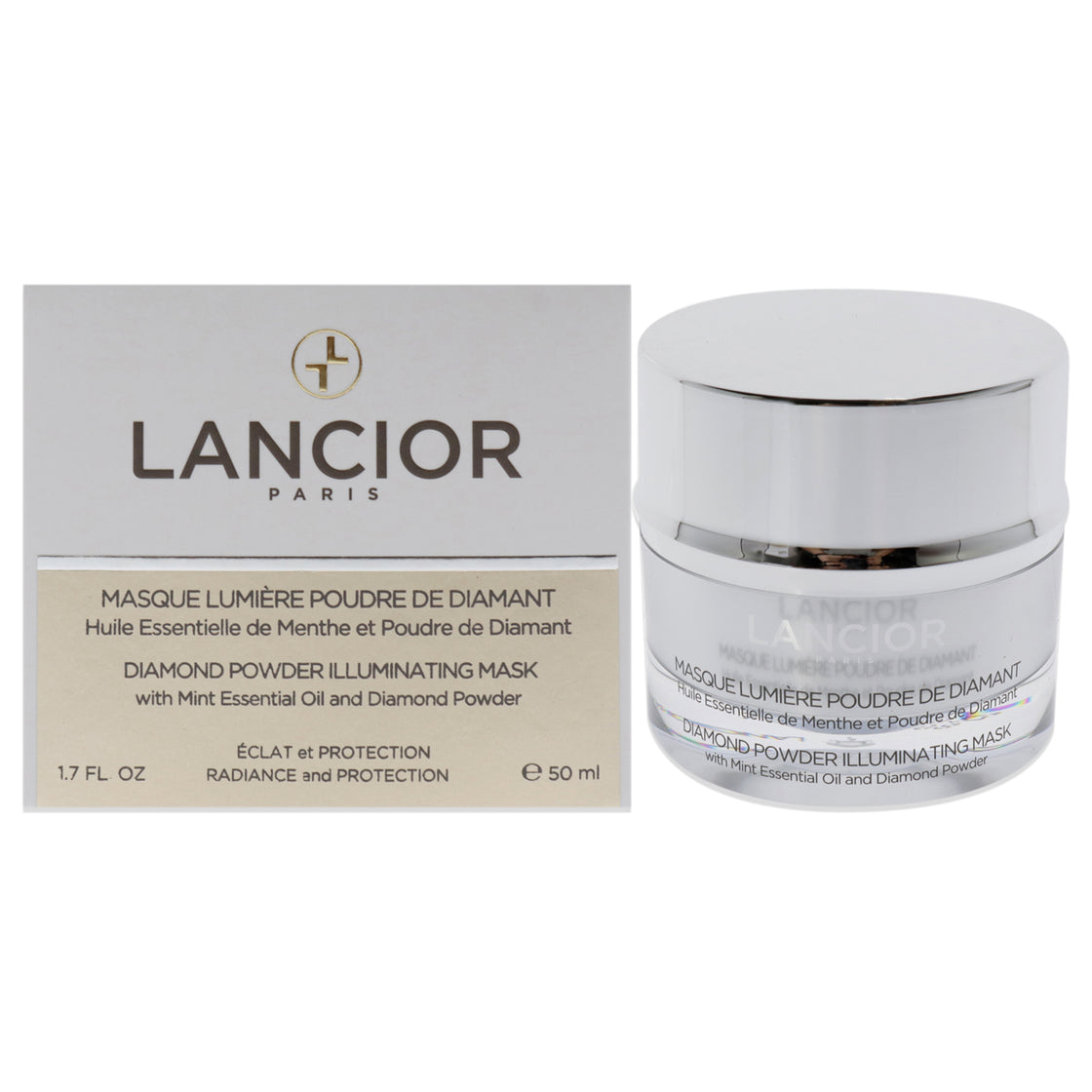 Diamond Powder Illuminating Mask by Lancior for Unisex - 1.7 oz Mask