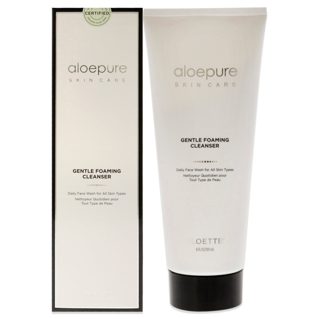 Aloepure Gentle Foaming Cleanser by Aloette for Unisex - 6 oz Cleanser