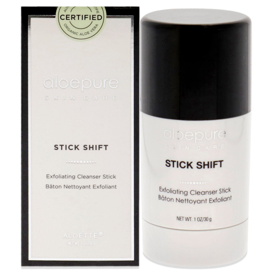 Stick Shift Exfoliating Cleanser Stick by Aloette for Unisex - 1 oz Cleanser