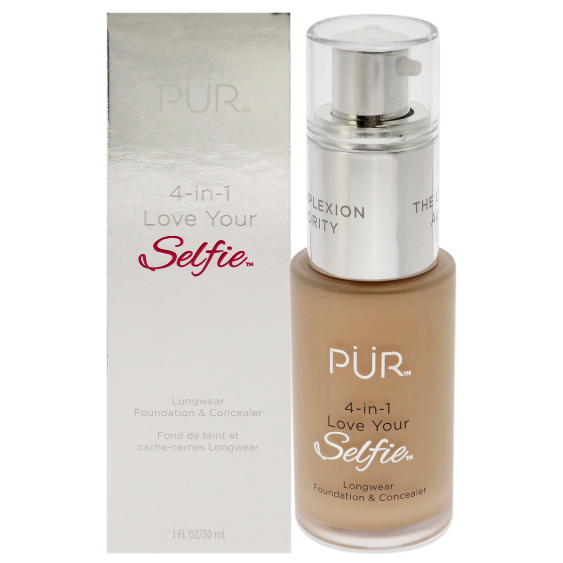 4-in-1 Love Your Selfie Longwear Foundation and Concealer - LN4 Vanilla-Fair with Neutral Undertones by Pur Cosmetics for Women - 1 oz Makeup