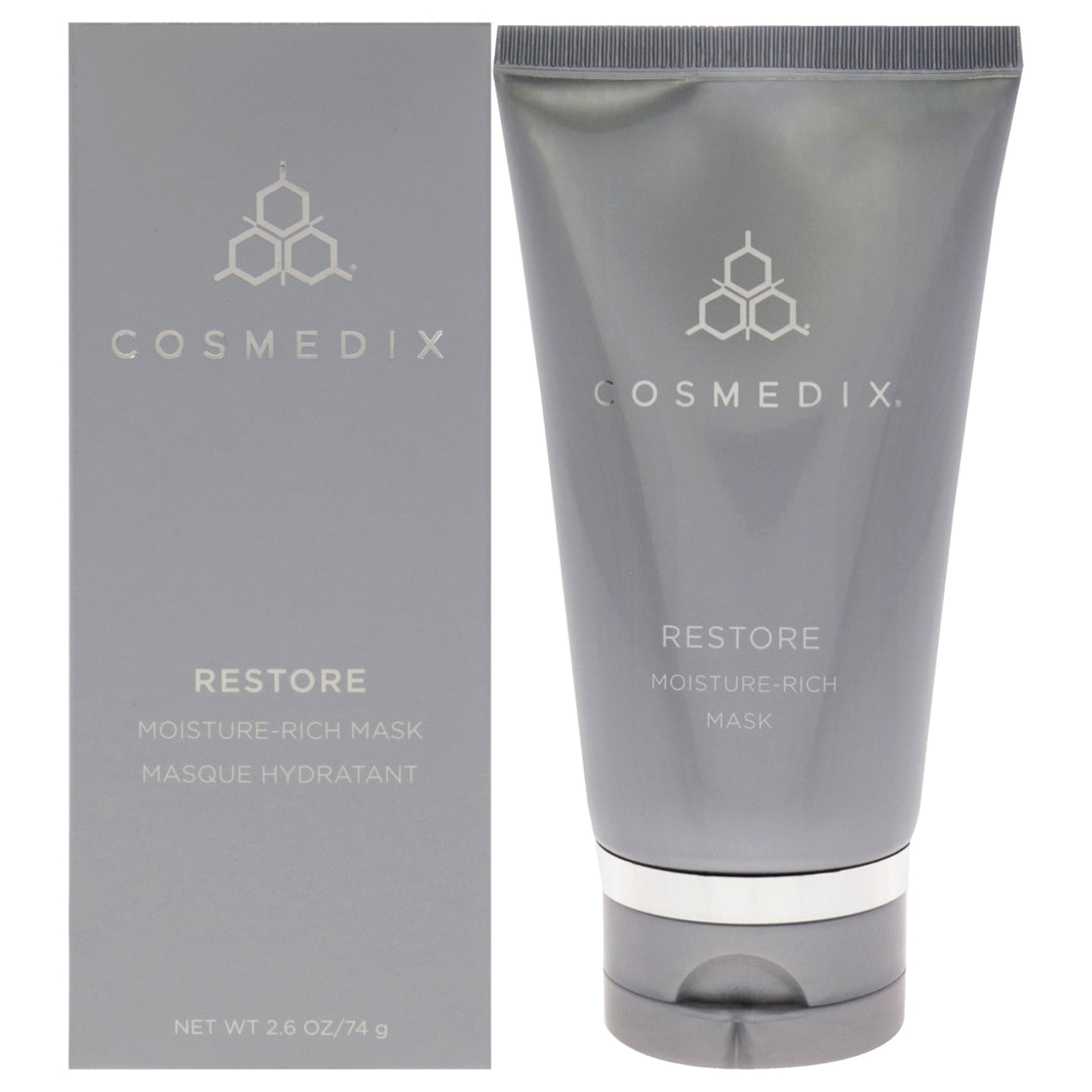 Moisture-Rich Restore Mask by Cosmedix for Unisex - 2.6 oz Mask