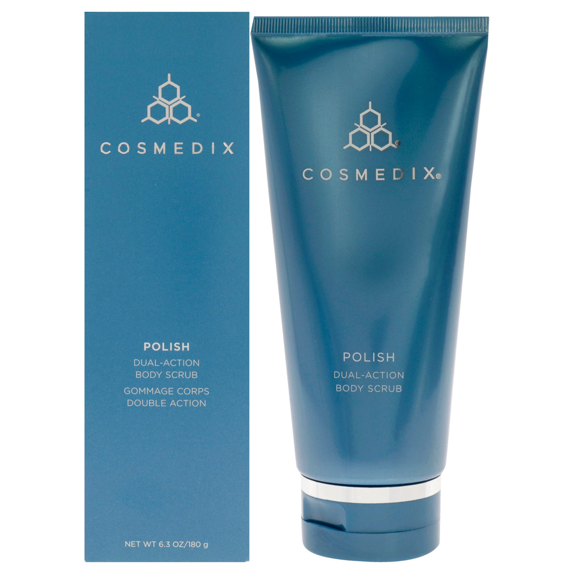 Polish Dual-Action Body Scrub by Cosmedix for Unisex - 6.3 oz Scrub