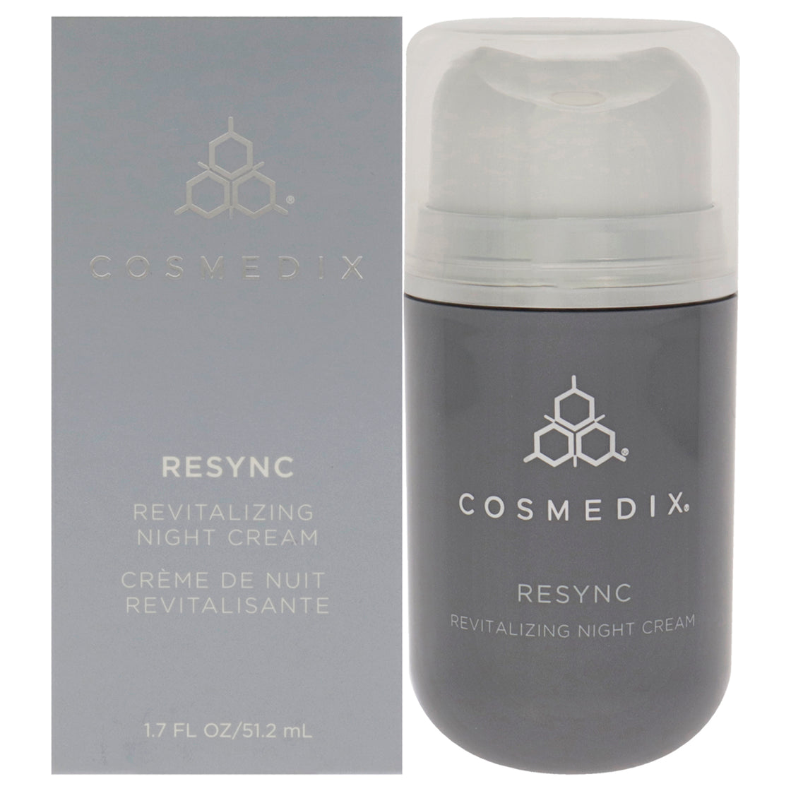 Resync Revitalizing Night Cream by Cosmedix for Unisex - 1.7 oz Cream