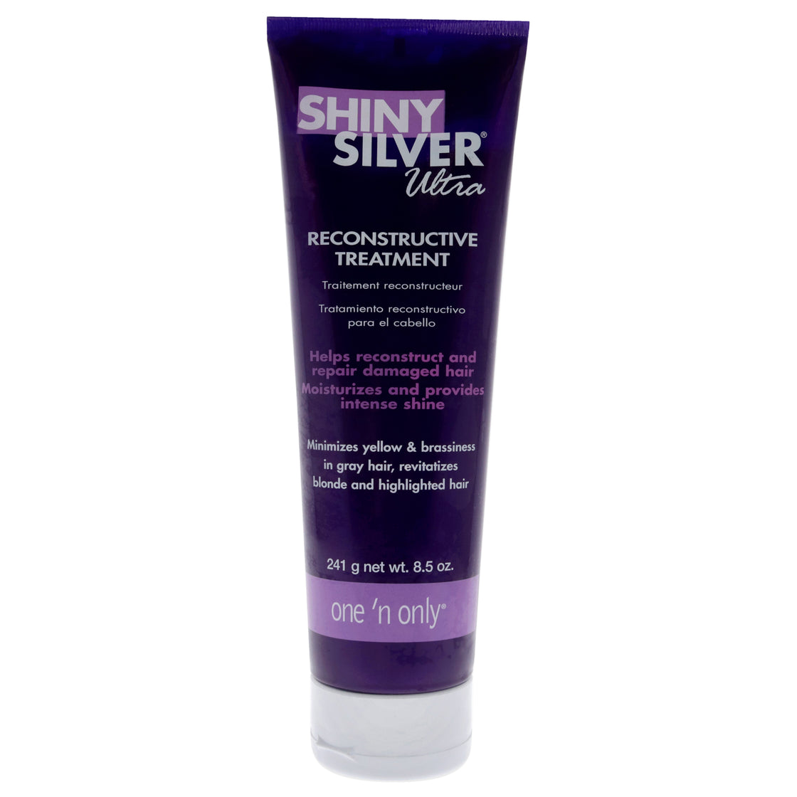 Shiny Silver Ultra Reconstructive Treatment by One n Only for Unisex - 8.5 oz Treatment