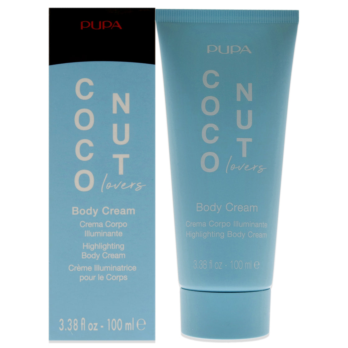 Coconut Lovers Highlighting Body Cream - 001 Golden Dreams by Pupa Milano for Women - 3.38 oz Bronzer