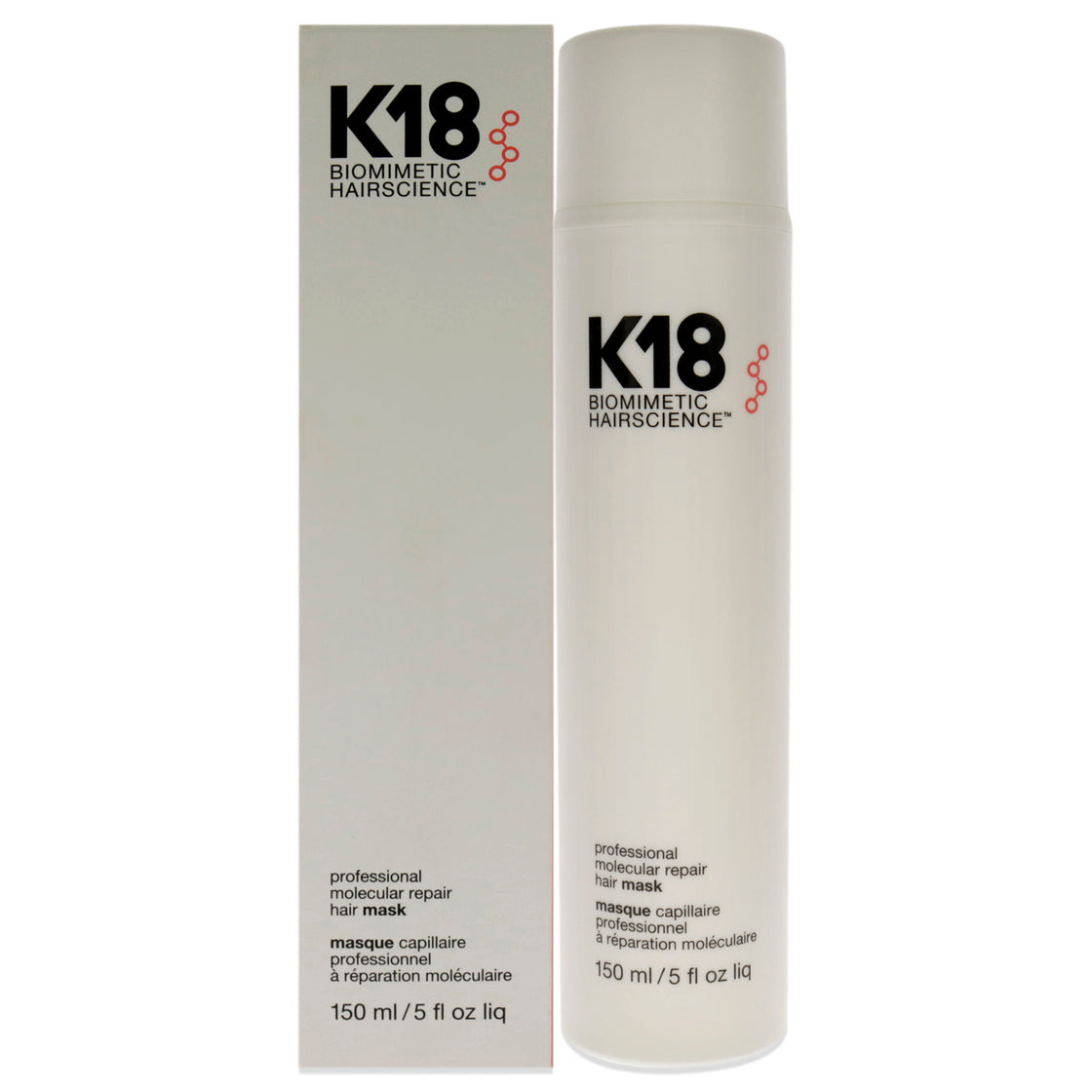 Professional Molecular Repair Hair Mask by K18 Hair for Unisex - 5 oz Masque