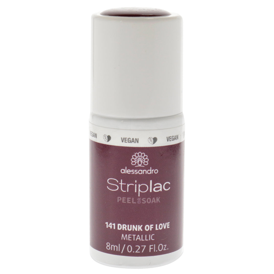 Striplac Peel or Soak Metallic - 141 Drunk of Love by Alessandro for Women - 0.27 oz Nail Polish