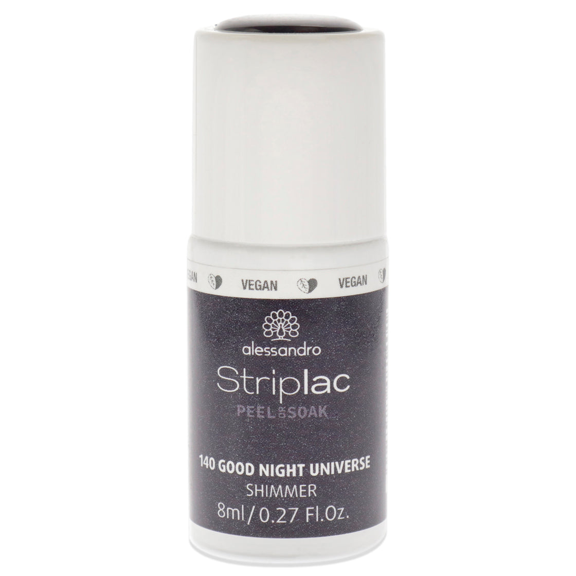 Striplac Peel or Soak Shimmer - 140 Good Night Universe by Alessandro for Women - 0.27 oz Nail Polish