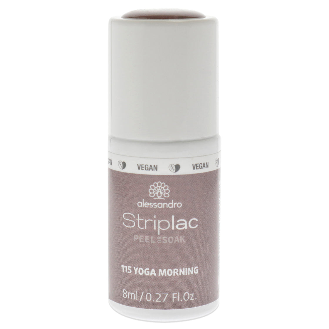 Striplac Peel or Soak - 115 Yoga Morning by Alessandro for Women - 0.27 oz Nail Polish